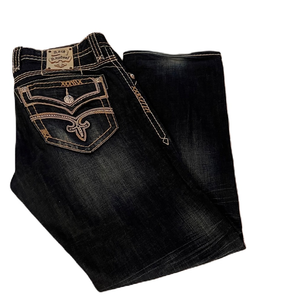 Rock Revival relaxed straight size 34/30 men’s jeans